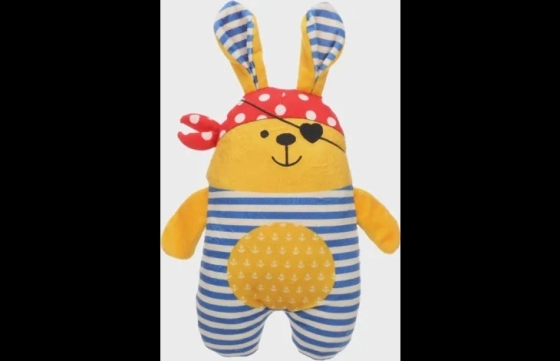 Speelgoed Pirra konijn geel