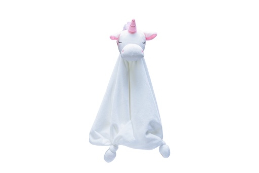 BZ PUPPY KNUFFELDOEK UNICORN WIT 50