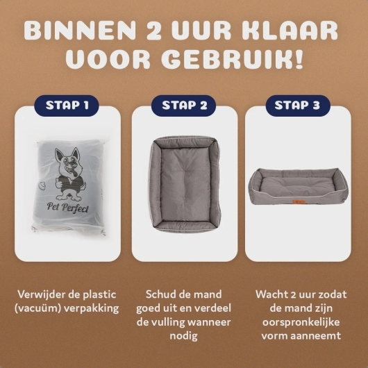 Hondenkussen - L - Grijs