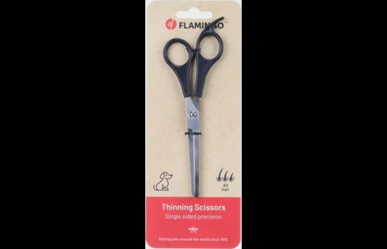 Effileerschaar (uitdunschaar) Enkelzijdig Groo'me