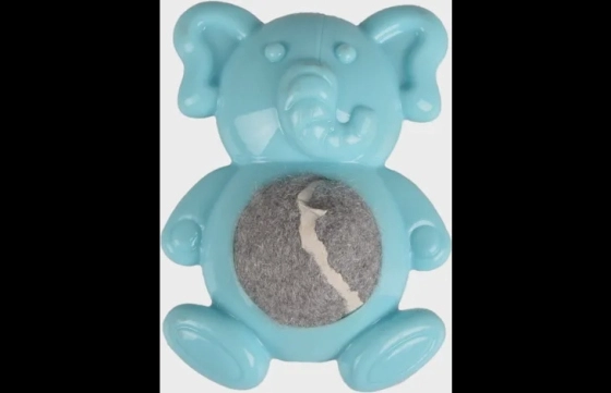 Puppy Loekie Olifant, Been & Ring meerkleurig