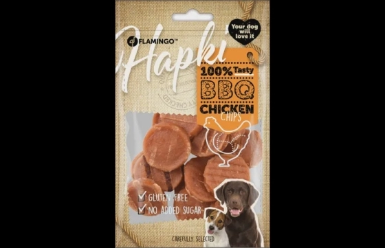 Snack Hapki Gebarbecuede Chips met kip