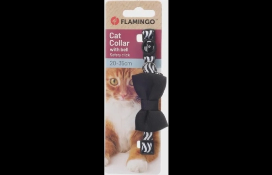 Halsband met strik Kamil Zwart