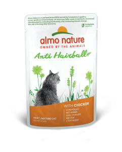 Almo Nature Holistic cat pouch anti-haarbal kip 70gr