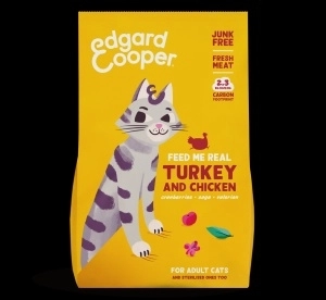 Edgard&Cooper kat adult brok kalkoen&kip 325gr