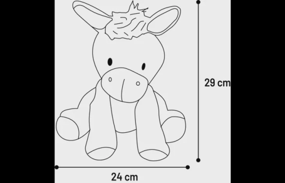 Speelgoed Azor Ezel Roze