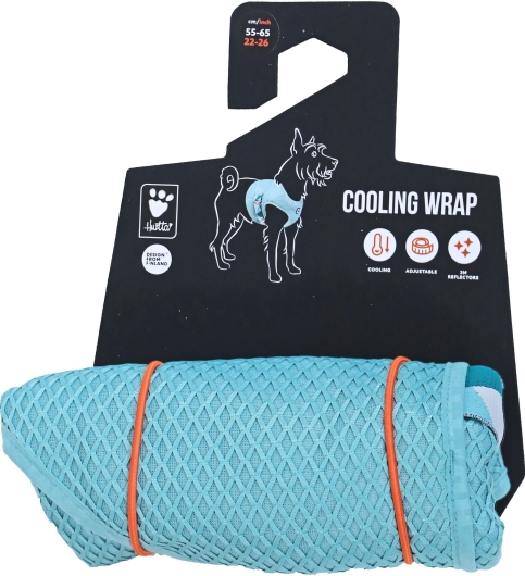 Hurtta Cooling Wrap aquamarine, 55-65 cm