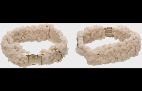 Halsband Pookie Beige S