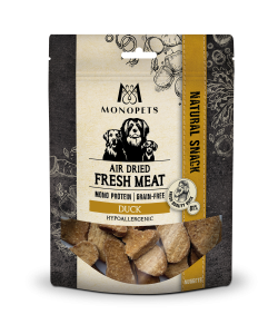 Monopets air dried snacks nuggets duck 100gr