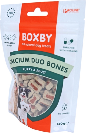 Boxby, calcium duo bones, 140 gram