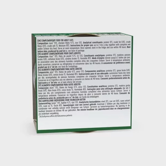 Schesir Cat 85gr - TONIJN & KIP (gelatine)