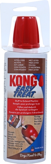 Kong hond Easy Treat spuitbus, liver pasta