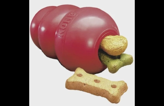 Kong® Speelgoed Classic Wobbler Rood Small