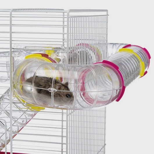 LAURA - Hamster cage on two floors, complete with tubes