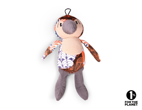 Speelgoed hond pluche Toy box Patchwork serie