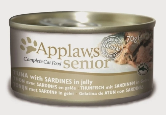 Applaws CAT CANS SENIOR Tuna & Sardines 70 gr.
