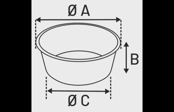 Eet- en drinkpot Auri Rond Taupe 500ml
