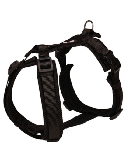 Petlando Y-Tuig Mesh Zwart - Hondenharnas - S 34-62/44-60 Cm