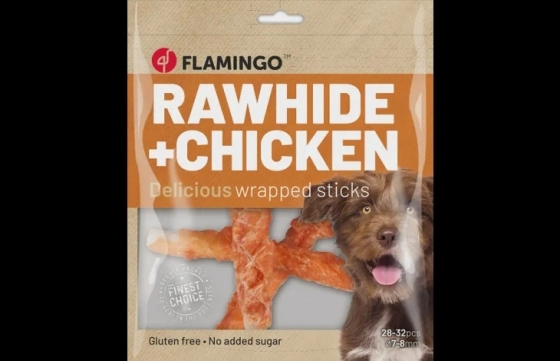 Snack R'Hide Staaf Wit met kip 12cm 11-12,5gr / 28-32 st 350gr