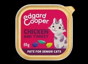 Edgard&Cooper kat senior paté kip&kalkoen 85gr