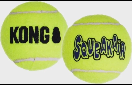 Kong® Speelgoed SqueakAir® Tennisbal Geel 2st