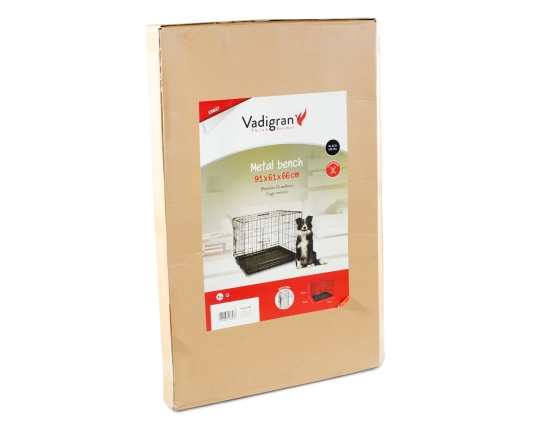 Draadkooi opvouwbaar Classic zwart 93x58x64cm