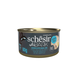 Schesir After Dark kat blik paté kip&kwartelei 80gr