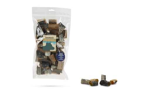 ZALMHUIDSTUKJES 150GR