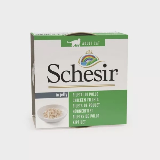Schesir Cat 85gr - KIPFILETS (gelatine)