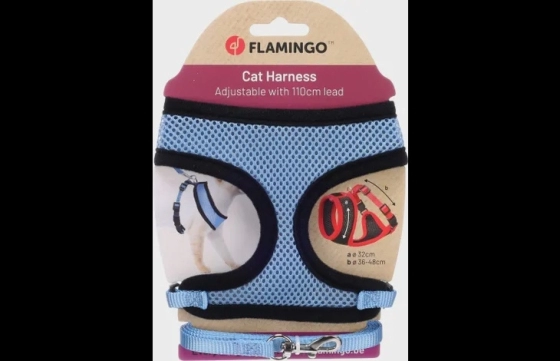 Harnas met looplijn Harms Blauw 32x36/48x110cm