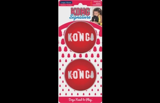 Kong® Speelgoed Signature Bal Rood Large