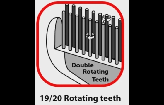Ondervacht hark Roterend Dubbel Comfort