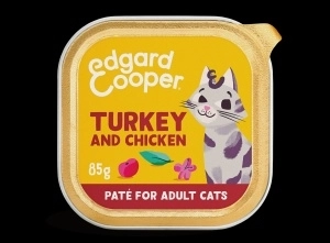 Edgard&Cooper kat adult paté kalkoen&kip 85gr