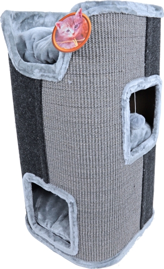 Krab/klimmeubel 2 gaats grijs/zwart