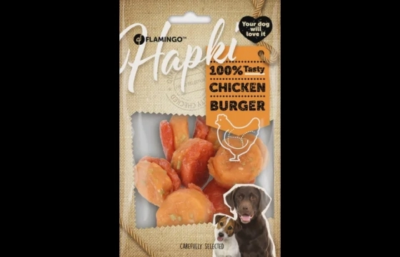 HAPKI BURGER MET KIP 8ST 85GR