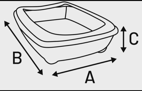 Kattenbak Palma Exoti meerdere kleuren