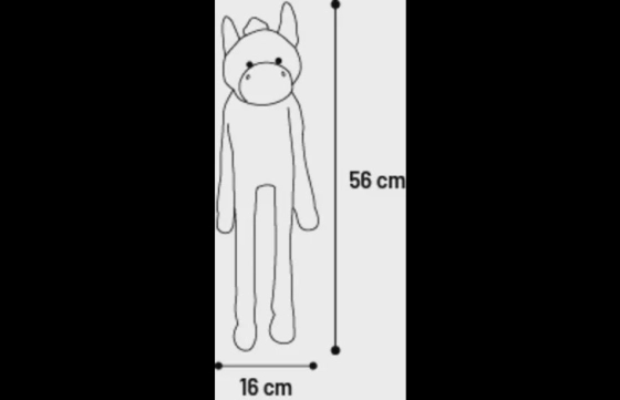 Speelgoed Zira Zebra Zwart & Wit Small