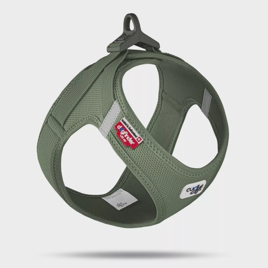 Curli Vest harnas Clasp Air-Mesh Moss S