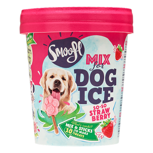 Smoofl honden ijsmix aardbei 160gr