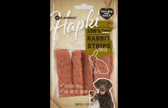 Hapki Strips met konijn 85g