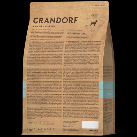 GD-Dog - White Fish - Adult Medium & Maxi Breeds - 1 Kg