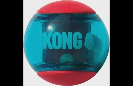 Kong® Speelgoed Squeezz® Bal Rood & Blauw