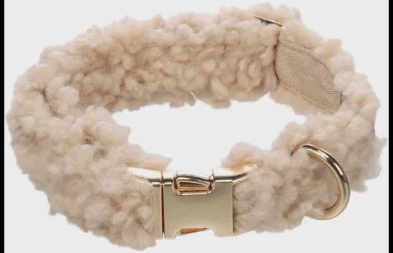 Halsband Pookie Beige S