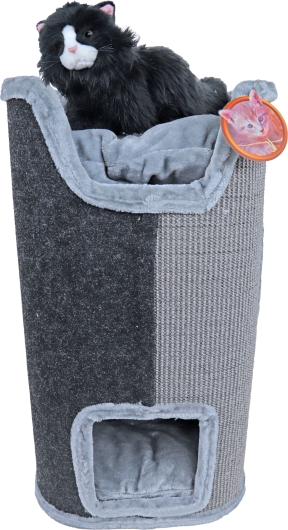 Krab/klimmeubel 2 gaats grijs/zwart