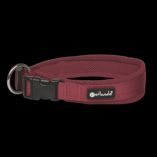 Mesh Collar S Bordeaux