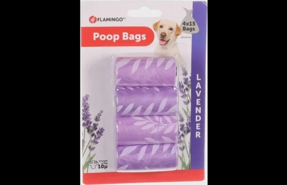 Poepzak Basic met lavendelgeur Lavender Paars