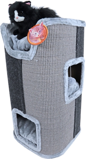 Krab/klimmeubel 2 gaats grijs/zwart