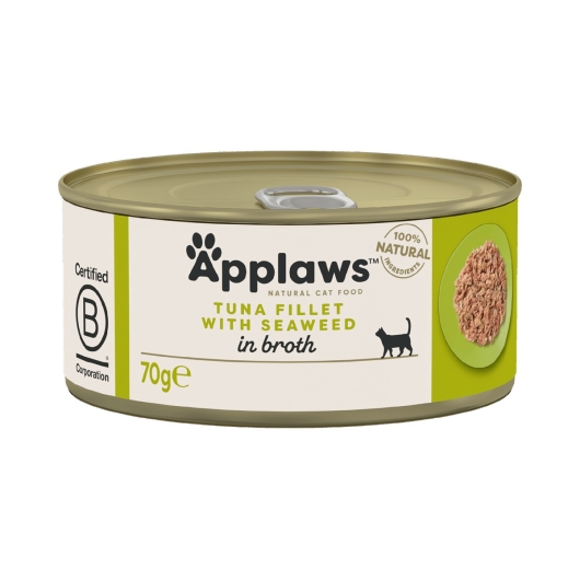 Applaws CAT CANS Tuna Fillet & Seaweed 70 gr.