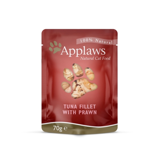 Applaws CAT QUICK SERVE Tuna & Pacific Prawn 70 gr.
