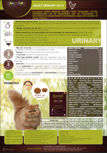 Cprofood Cat Adult Urinary 1,5kg